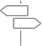 Icono de flechas indicadoras de localización